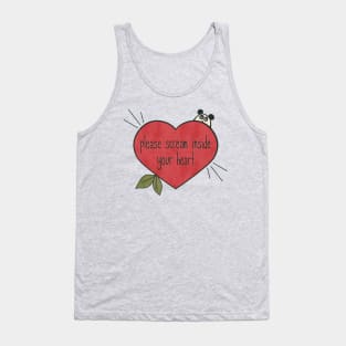 please scream inside your heart Tank Top